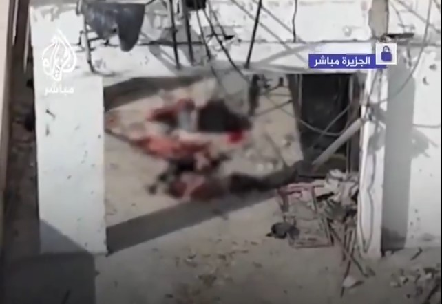 شهداء وجرحى في قصف مبنى في تل الهوى جراء العدوان الصهيوني على غزة