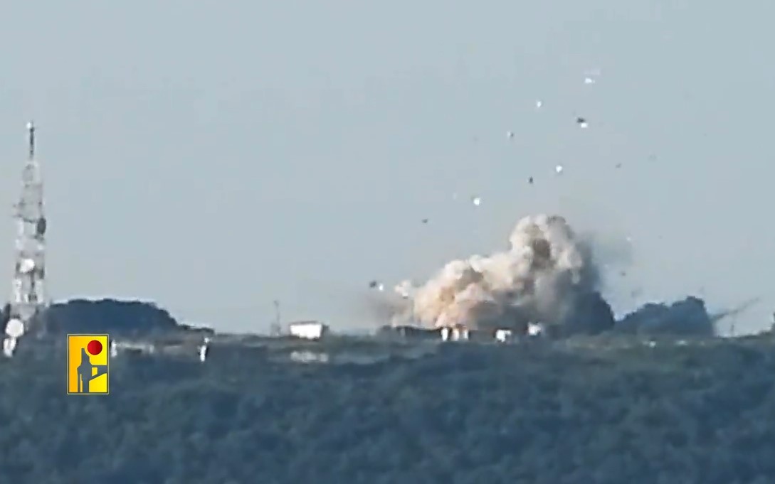 استهداف مقر الفرقة 91 في ثكنة بيرانيت التابعة لجيش العدو الاسرائيلي 17-4-2024